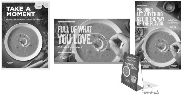 Inspire customers to order