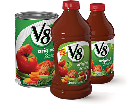 <em>V8</em>® Original Hero Logo