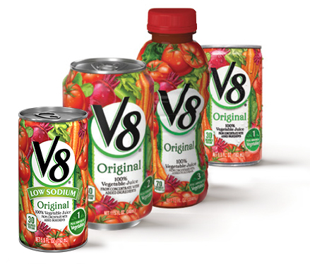 <em>V8</em>® Red Hero Logo