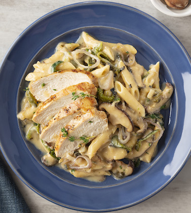 CHICKEN & WHITE CHEDDAR PASTA