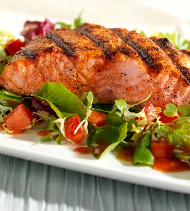 BBQ SALMON SALAD
