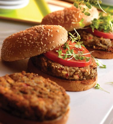 VEGETABLE MUSHROOM BURGERS