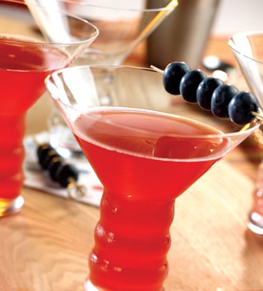 POMEGRANATE BLUEBERRY MARTINI