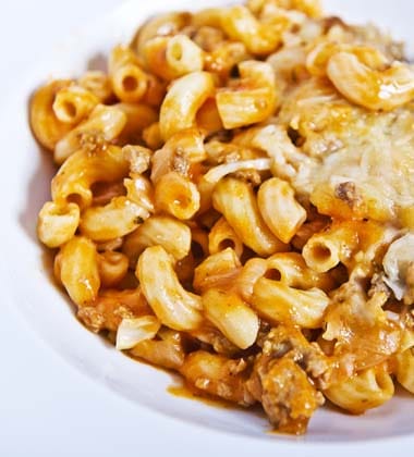 TURKEY MAC WITH CAMPBELL’S® HEALTHY REQUEST TOMATO SOUP