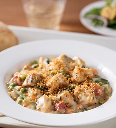 CHICKEN POT PIE MADE WITH CAMPBELL’S® HEALTHY REQUEST® CREAM OF CHICKEN SOUP