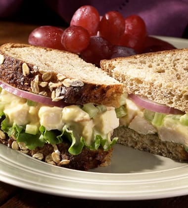CREAMY ROAST CHICKEN SALAD SANDWICH