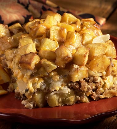 FARMHOUSE BREAKFAST FRITTATA MADE WITH CAMPBELL’S® HEALTHY REQUEST CONDENSED CREAM OF MUSHROOM SOUP