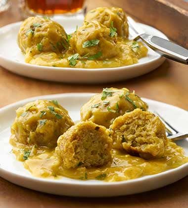 MINI CURRIED CHICKEN MEATBALLS