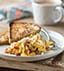 MEXICAN SCRAMBLED EGGS MADE WITH V8® SPICY HOT VEGETABLE JUICE AND PACE® SALSA
